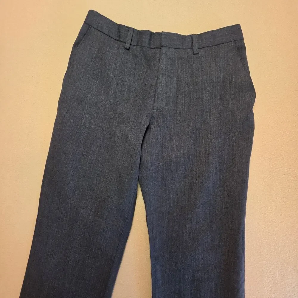 Banana Republic Tailored Fit 100% Wool Dress Pants Charcoal Sz 29x32